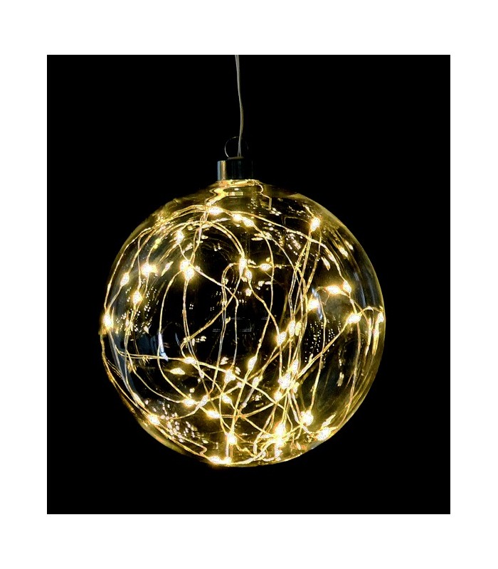 Guirlande lumineuse à bulles dorées de Noël de 2,5 m, guirlande lumineuse  vintage à 10 bulles transparentes à paillettes dorées (1 pièce de  rechange), base C7/E12, lumières à bulles extérieures pour décorations